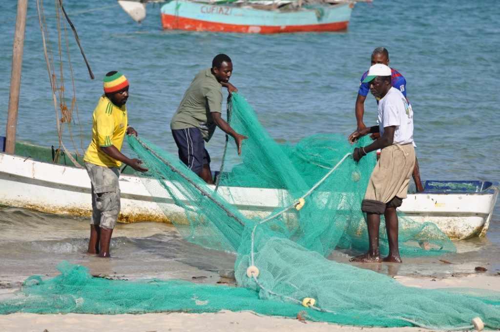 Dhows are still in use for fishing in Vilanculos.
